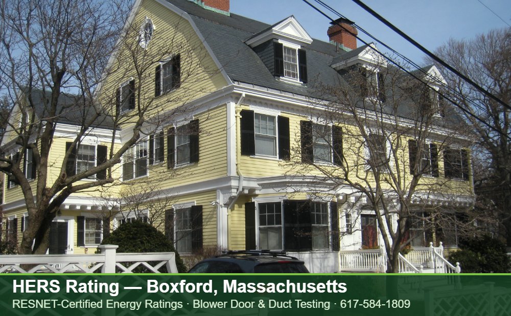 HERS Rating Boxford MA HERS Rating Boxford MA — HERS rating for an energy efficient home in Boxford, Massachusetts