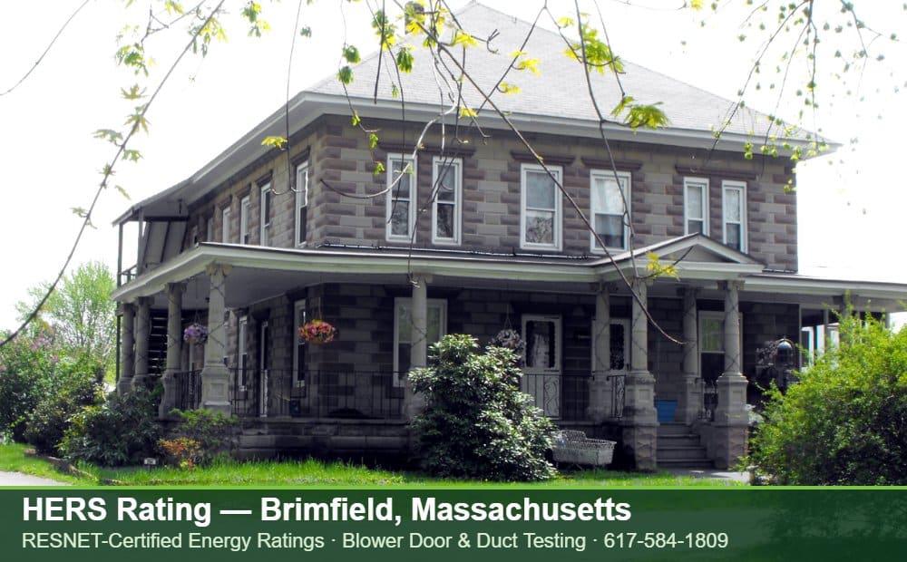 HERS Rating Brimfield MA HERS Rating Brimfield MA — blower door testing for an energy efficient home in Brimfield, Massachusetts