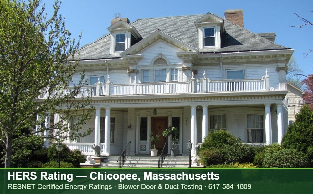 HERS Rating Chicopee MA HERS Rating Chicopee MA — Stretch Code compliance testing for an energy efficient home in Chicopee, Massachusetts