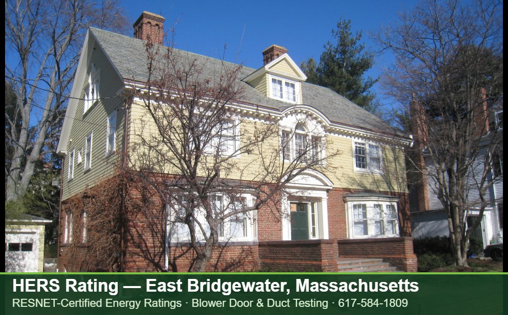 HERS Rating East Bridgewater MA HERS Rating East Bridgewater MA — blower door testing for an energy efficient home in East Bridgewater, Massachusetts