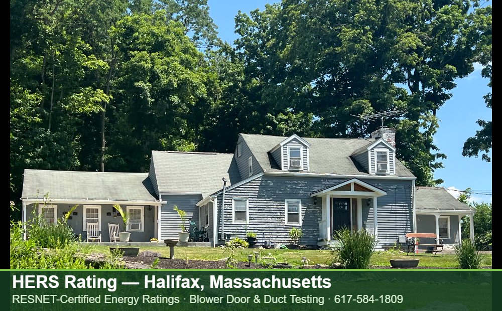 HERS Rating Halifax MA HERS Rating Halifax MA — Stretch Code compliance testing for an energy efficient home in Halifax, Massachusetts