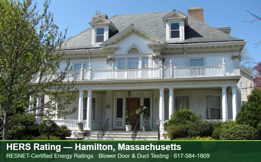 HERS Rating Hamilton MA HERS Rating Hamilton MA — blower door testing for an energy efficient home in Hamilton, Massachusetts