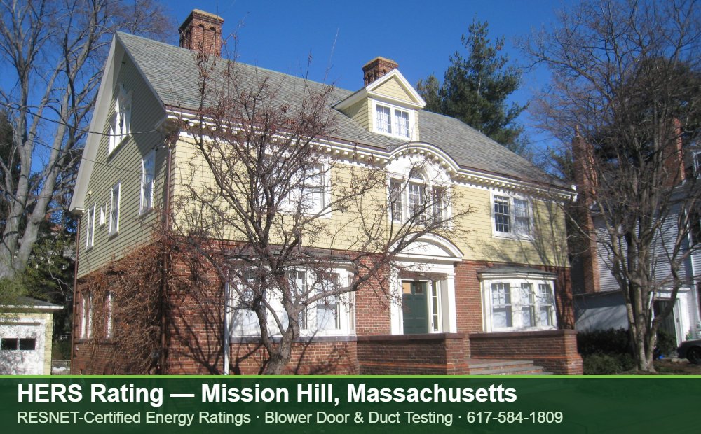 HERS Rating Mission Hill MA HERS Rating Mission Hill MA — HERS rating for an energy efficient home in Mission Hill, Massachusetts