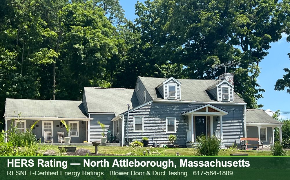HERS Rating North Attleborough MA HERS Rating North Attleborough MA — duct leakage testing for an energy efficient home in North Attleborough, Massachusetts
