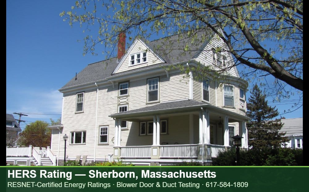 HERS Rating Sherborn MA HERS Rating Sherborn MA — Stretch Code compliance testing for an energy efficient home in Sherborn, Massachusetts