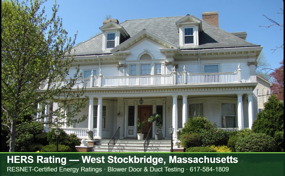 HERS Rating West Stockbridge MA HERS Rating West Stockbridge MA — Stretch Code compliance testing for an energy efficient home in West Stockbridge, Massachusetts